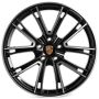 Легковой диск Skill Wheels FG482 11x21 5x130 ET60 71,6 чёрный + полированные спицы