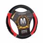 Оплетка на руль Autoprofi GL-1020 M Black red M 37—39 см экокожа красный/черный